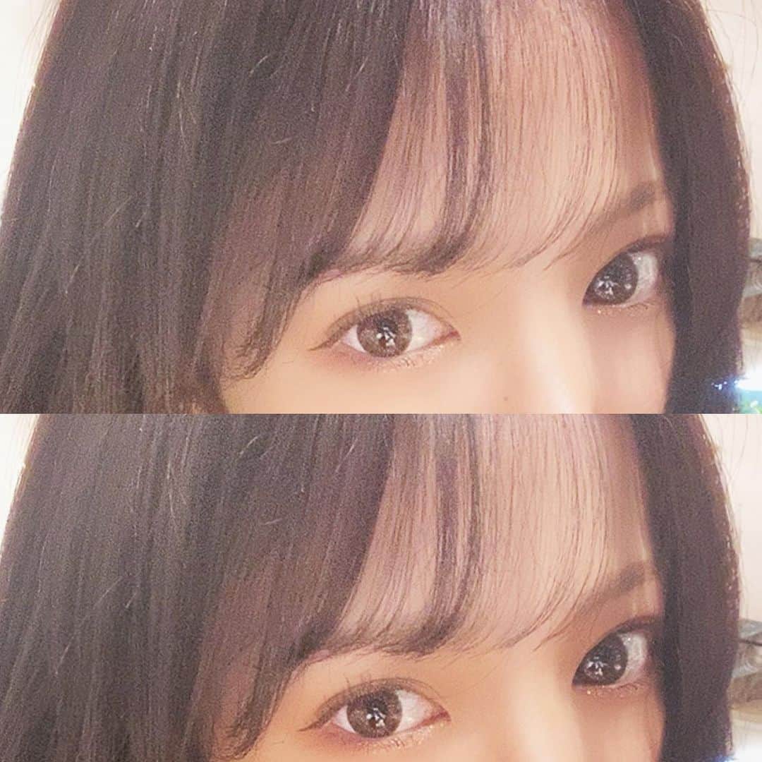 仲本莉絵瑠のインスタグラム：「パリジェンヌラッシュリフトしてきたっ lapisでパリジェンヌ始まったのめちゃめちゃ嬉しい💖💖 この上がりよう凄くない？ もともとパリジェンヌやってたからカールは少し残ってたけどもっとギュインギュインになった🥺✌🏻 ゆいなさん有難う御座います🥰」