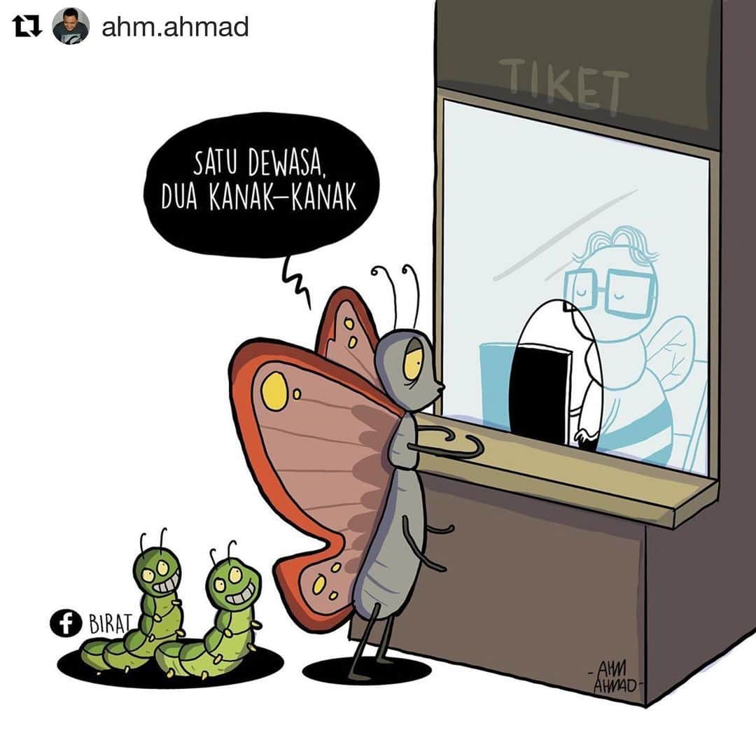 Koleksi Komik Malaysiaさんのインスタグラム写真 - (Koleksi Komik MalaysiaInstagram)「#Repost @ahm.ahmad with @get_repost ・・・ Birat!  #birat #kartun #kartunmalaysia #komik #komikmalaysia #gengkomik #sarcasm」2月20日 20時56分 - tokkmungg_exclusive