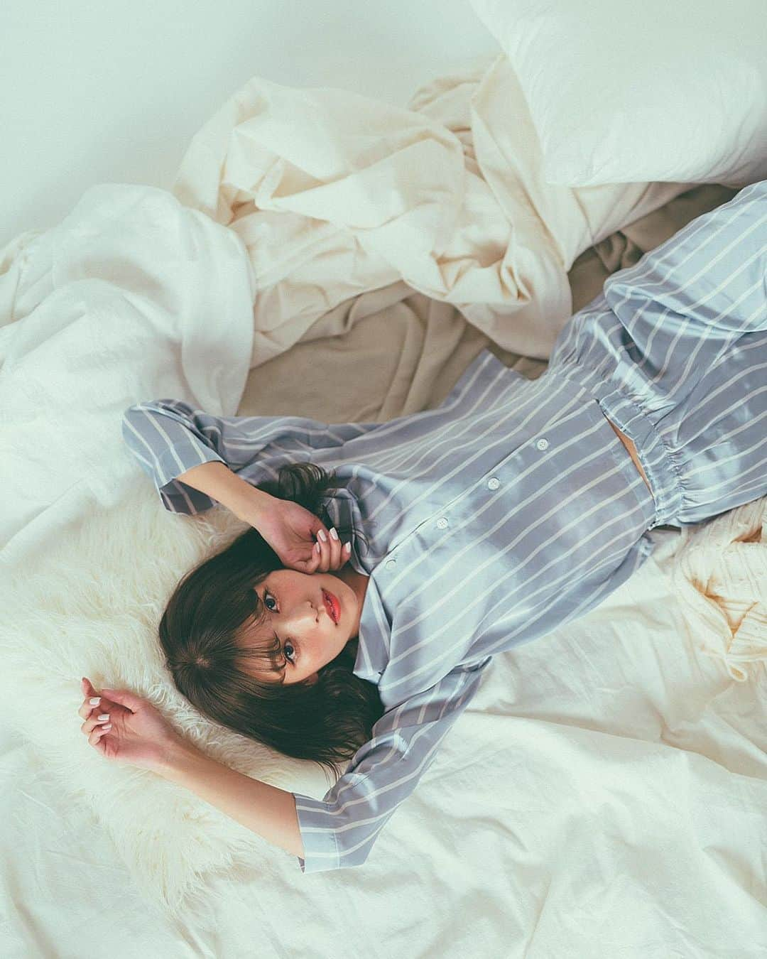 鈴木凪沙さんのインスタグラム写真 - (鈴木凪沙Instagram)「#CanCam 髪の毛が暗いね🧸🛏」2月20日 21時57分 - nagichan4