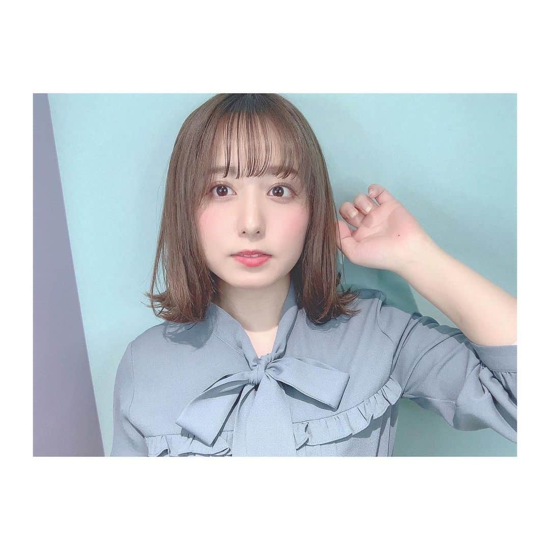 前田美里のインスタグラム：「とぅるとぅるです。✂︎ . #美容院 #イメチェン #カット #アンブルージュ  #代官山 #カラー #サロン #欅坂46 #日向坂46 #ヲタク #redyazel #fashion #beauty #color #japanesegirl #follow #followme」