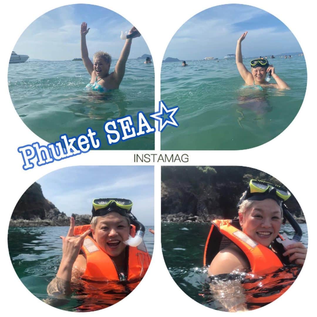 高橋奈苗さんのインスタグラム写真 - (高橋奈苗Instagram)「🏖🐠☀️ Phuketの海はとーっても綺麗でした✨ まっっさおの海でシュノーケリング、綺麗なお魚🦈沢山見えたよ。  海の中の動画も見てね✨  海は私のパワースポットだと思う( ¨̮ )💕 #高橋奈七永  #sea #SEAdLINNNG #Phuket #プーケット　#タイ旅行　#海　#シュノーケリング」2月20日 23時09分 - nanae_passion_