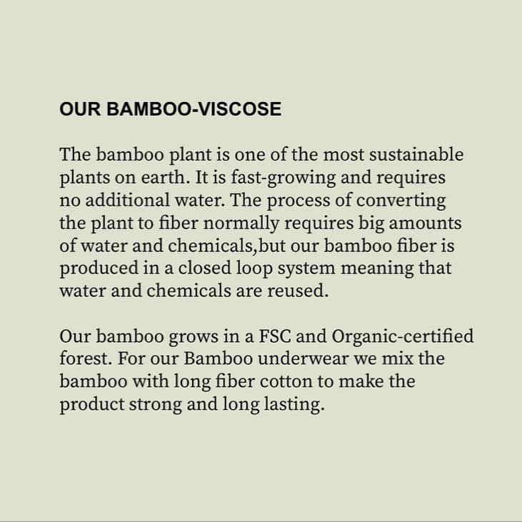 レステロッズのインスタグラム：「Read about our sustainable fabric that we use for almost all our underwear. #wewanttodeserveourexistense #Resteröds #originalneverdies」