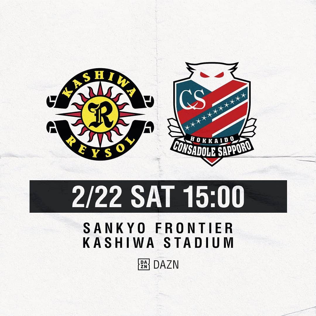 のインスタグラム：「. #Jリーグ開幕🎊 柏レイソル：2019年 J2・1位 北海道コンサドーレ札幌： 2019年  J1・10位 . 🏆#明治安田生命J1リーグ 第1節 📅2月22日(土)⏰15:00 KO 🆚#柏レイソル × #北海道コンサドーレ札幌 🏟三協フロンテア柏スタジアム . #2020の主役は誰だ #soccer #football #jleague #J1 #kashiwareysol #consadole  #サッカー #フットボール #Jリーグ #明治安田生命Jリーグ #⚽」