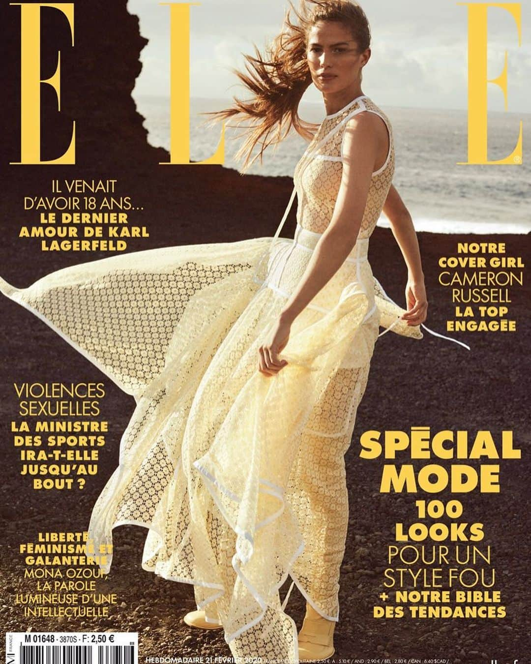 キャメロン・ラッセルさんのインスタグラム写真 - (キャメロン・ラッセルInstagram)「These covers might just look like Elle covers but they represent a new generation of talent whose work defies easy categorization. These photographers shoot fashion with as much confidence and ease as they shoot reportage images and create fine art. I'm excited to start sharing the 90 page (!!!) portfolio as soon as it comes out tomorrow, but for now, let me just say I was so inspired by the level of collaboration, trust, and risk taking by the entire @ellefr team lead by EIC @erindoherty_elle and creative director @genevedoherty_elle. Thank you for @twobirdscasting for bringing me in. And most of all, thank you to all of the creatives who gave their time and attention, and flung themselves into creating a body of really thoughtful work.  COVER 1 photo @yumnaaa style @annemariebrouillet hair @sebastienbascle makeup @tiinaroivainen COVER 2 photo @froufrouu style @hortensemanga hair @sebastienbascle makeup @lilichoimakeup creative consultant @ha.w.a COVER 3 photo @stefanogaluzzistudio style @jeannelebault hair @sebastienbascle makeup @lilichoimakeup  PRODUCTION: @soljonasmackinlay @tarifaproductions @javier_galdon @CesárAugustoRodriguezConcep  Extra special shout out to @x_tran, an agent who is deeply invested in evolving our industry from within and supporting all of us to get there.」2月21日 10時05分 - cameronrussell