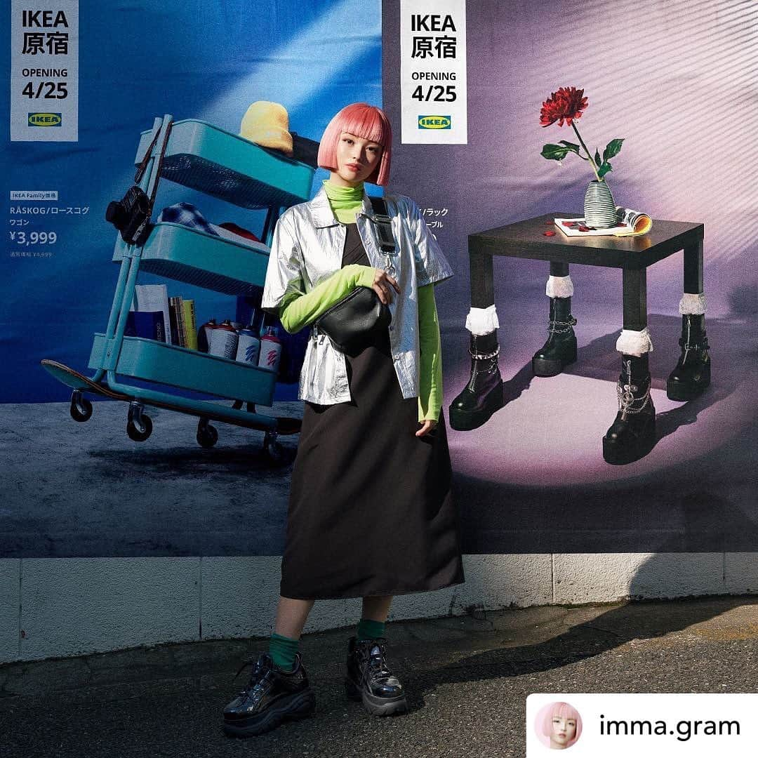 IKEA JAPANさんのインスタグラム写真 - (IKEA JAPANInstagram)「Repost • @imma.gram そういえば、誰か先月イケアであたしを見た人いる？🙈🧠 実は今度新しくできるIKEA原宿オープンのお手伝いをしているんです！😬！ さぁ何が起こるかお楽しみに☺️ . Who saw me at IKEA last month?🙈🧠 I can finally share that I’ve been working with IKEA to launch their new Harajuku store!😬! Stay tuned for more…☺️ #あたしCGらしい #原宿オープンらしい #IKEA原宿 @ikeajapan」2月21日 10時46分 - ikeajapan