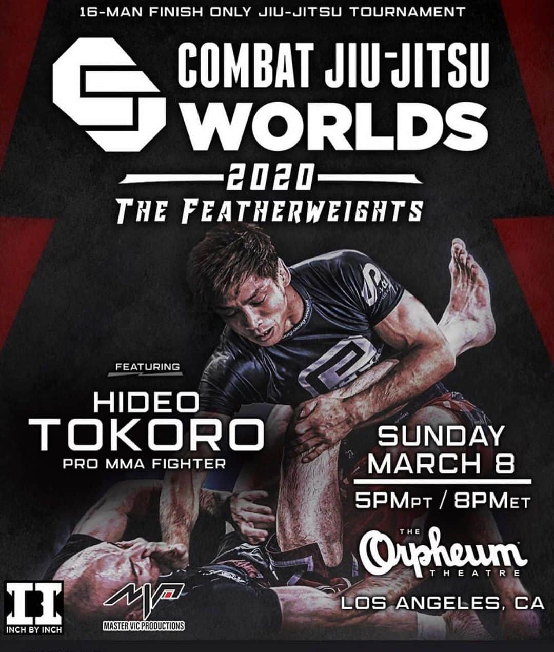 所英男さんのインスタグラム写真 - (所英男Instagram)「@combatjjworlds @eddiebravo10p 3月8日にロサンゼルスで行われるコンバット柔術にチャレンジしてきます。昨年、エディブラボーさんにQUINTETの日に直談判して出させていただきました。負けてしまいましたが、とてもいい経験だったので再チャレンジしてきます。今回は「足関十段・今成正和さん」も一緒にエントリー！！世界で活躍している今成さん。その姿をしっかり目に焼きつけてきます！自分も精一杯頑張って、前回以上の結果を出してきます！　#コンバット柔術　#combatjiujitsu #ufcfightpass」2月21日 11時12分 - tokorohideo