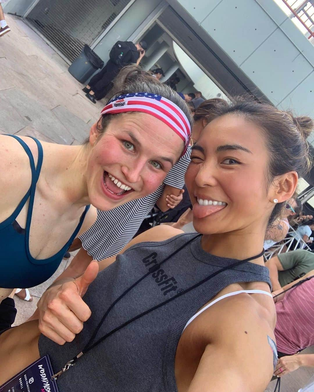 Aya（小山内あや）さんのインスタグラム写真 - (Aya（小山内あや）Instagram)「It was great to finally meet you.😆 Good luck to all of us.💪🏻 @karipearcecrossfit」2月21日 11時09分 - aya_fitness