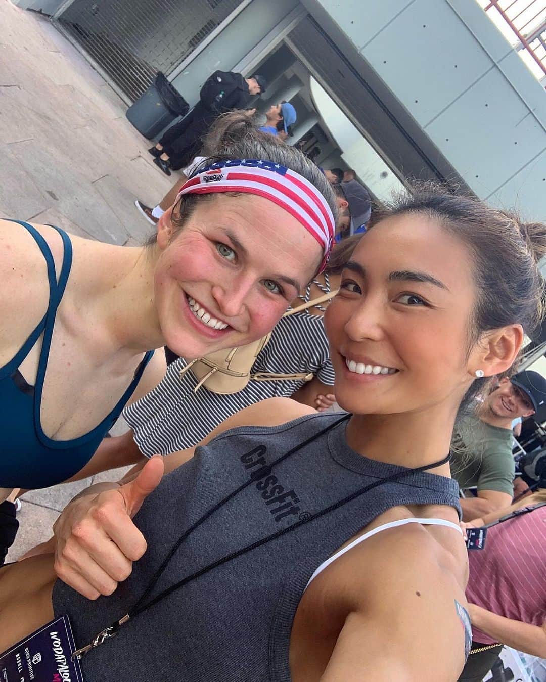 Aya（小山内あや）さんのインスタグラム写真 - (Aya（小山内あや）Instagram)「It was great to finally meet you.😆 Good luck to all of us.💪🏻 @karipearcecrossfit」2月21日 11時09分 - aya_fitness