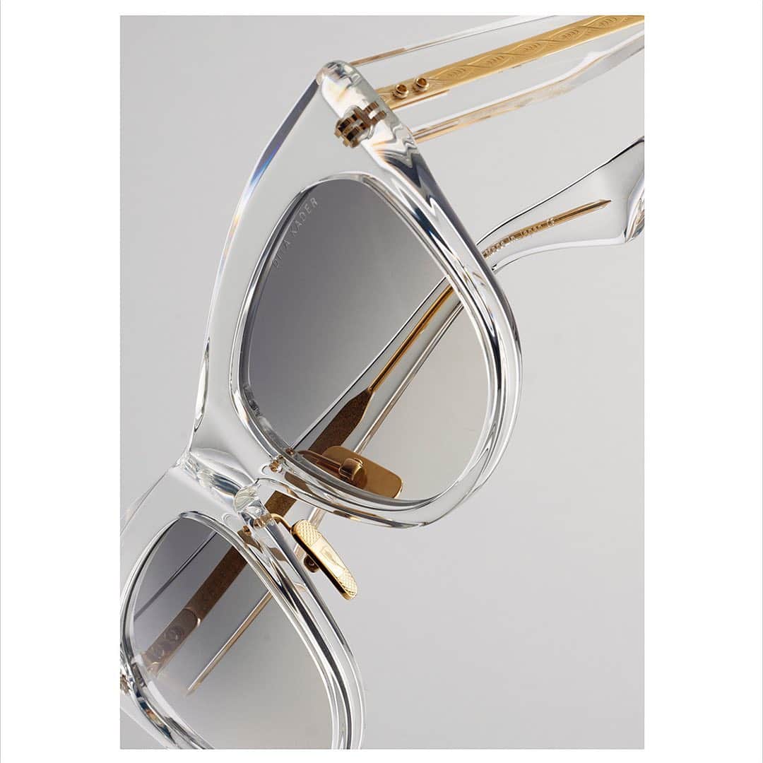 ディタのインスタグラム：「Coming soon. Kader is a brooding, genre-bending acetate frame with an industrial physicality that represents the dazzling future of bold eyewear in #DITA’s stable of character frames. #DITAeyewear #DITAsunglasses」