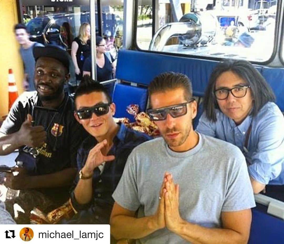 藤原ヒロシさんのインスタグラム写真 - (藤原ヒロシInstagram)「#Repost @michael_lamjc with "Once upon a time in Hollywood". #TBT 2011 In very good company for my very time at Universal Studios.」2月21日 4時32分 - fujiwarahiroshi