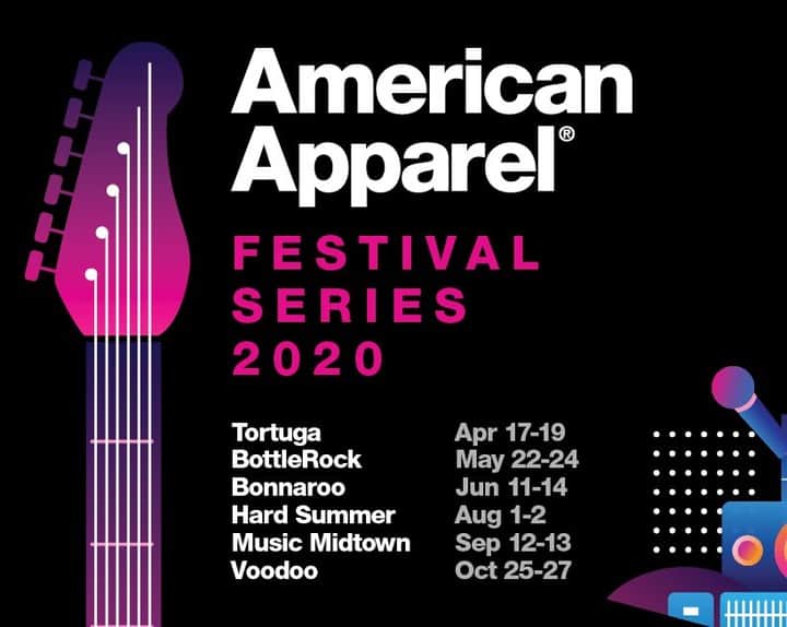 American Apparelさんのインスタグラム写真 - (American ApparelInstagram)「This just in! We are excited to once again be in partnership with Live Nation® for the 2020 festival season🎸. See our festivals above. See you there! ⬆️ ⬆️ ⬆️ ⬆️ ⬆️ ⬆️ ⬆️ ⬆️ ⬆️ ⬆️ ⬆️ ⬆️ ⬆️ ⬆️ ⬆️ ⬆️ ⬆️ ⬆️ ⬆️ ⬆️ ⬆️ ⬆️ ⬆️ ⬆️ ⬆️ ⬆️」2月21日 4時24分 - americanapparel