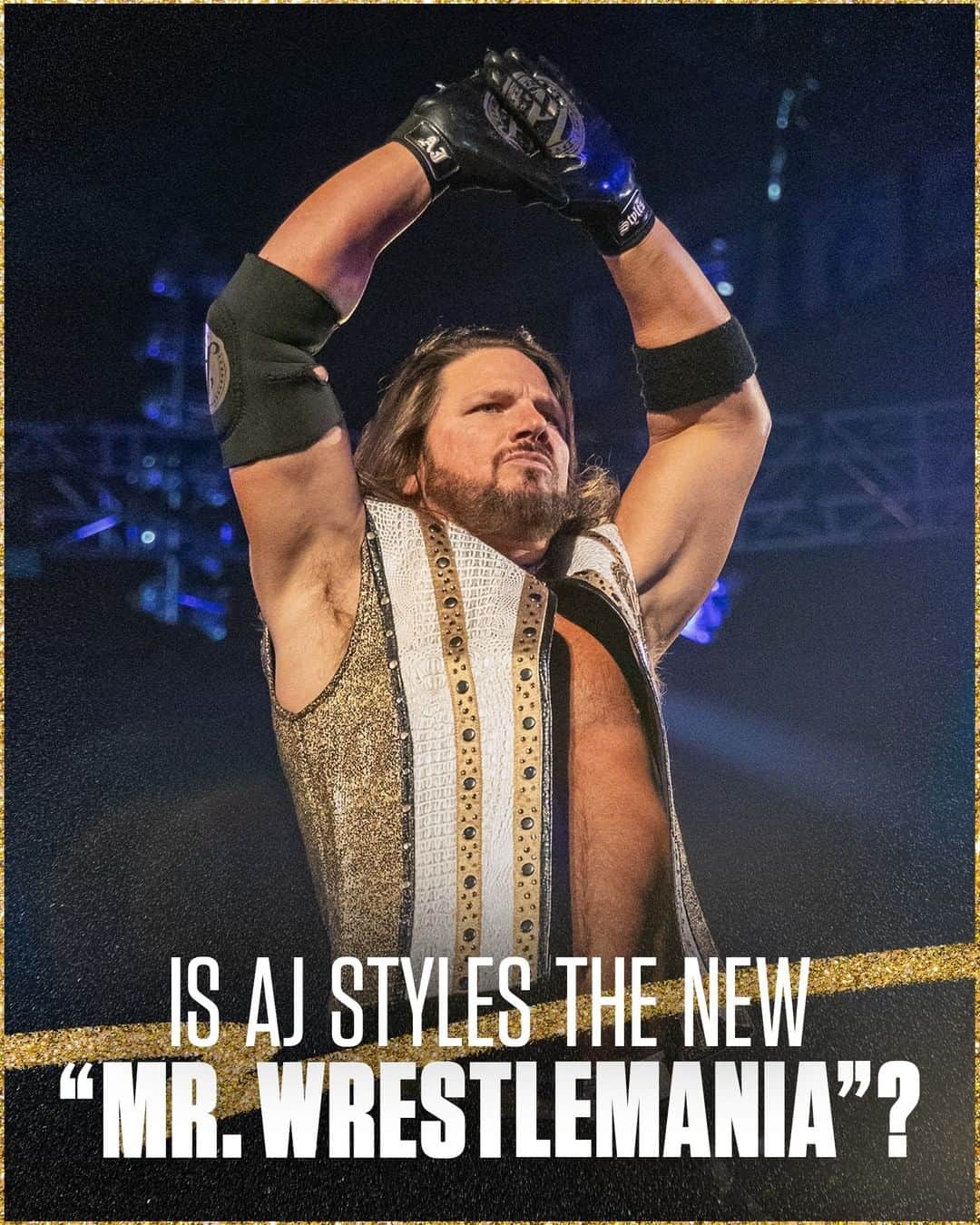 WWEさんのインスタグラム写真 - (WWEInstagram)「Phenomenal ✅ Humble ✅ New Mr. #WrestleMania? 🤔 @ajstylesp1」2月21日 6時00分 - wwe