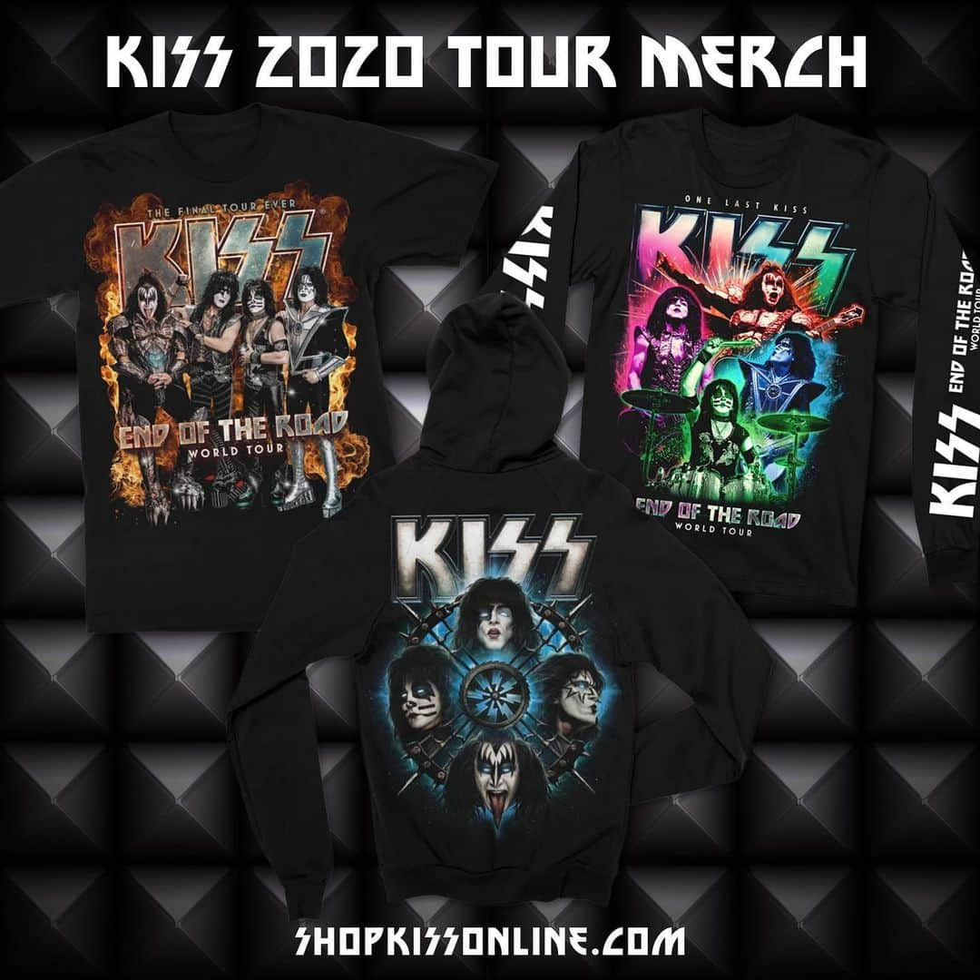 KISSさんのインスタグラム写真 - (KISSInstagram)「2020 Tour Merch is HERE! Go get yours now!  http://bit.ly/39QGnCL」2月21日 7時37分 - kissonline