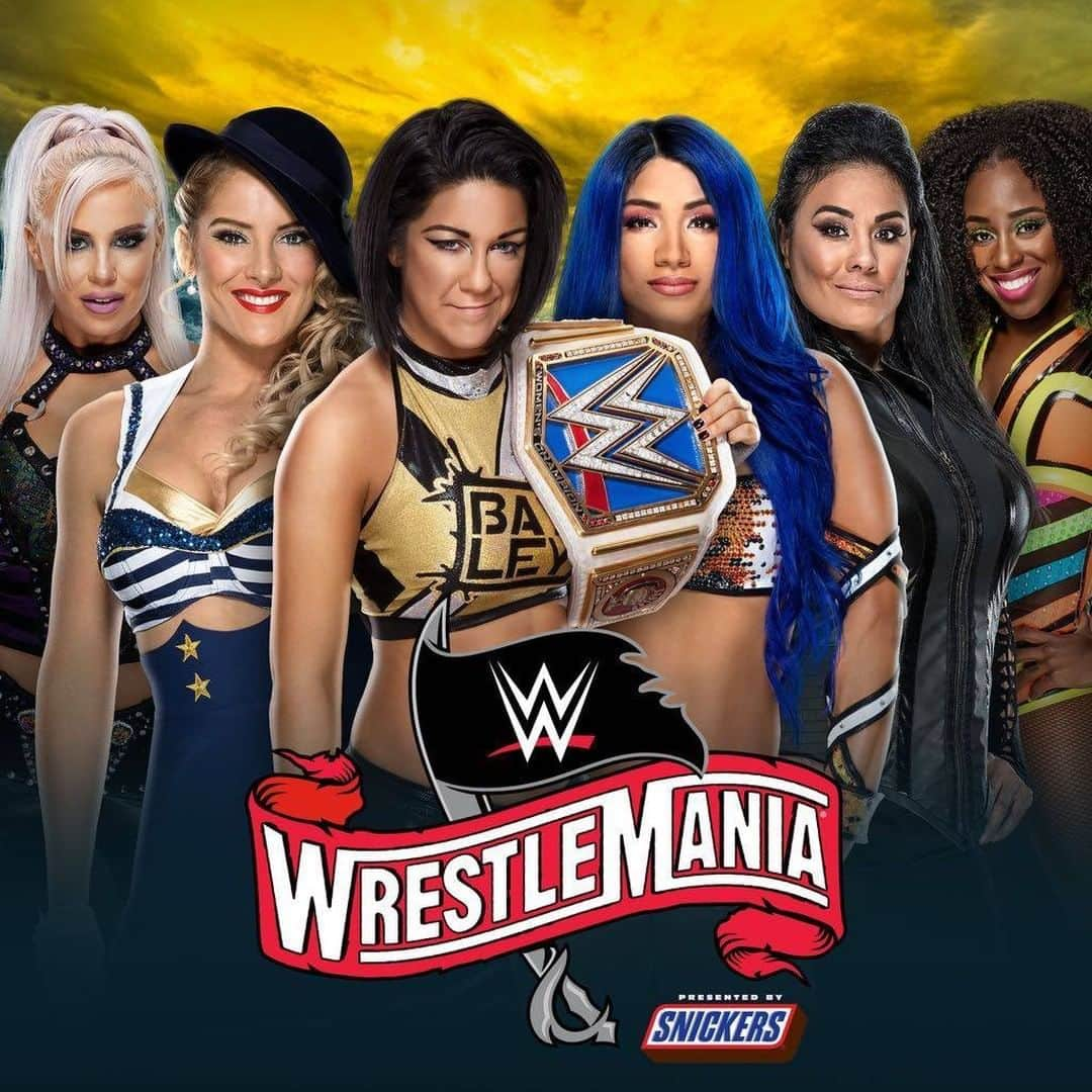 WWEさんのインスタグラム写真 - (WWEInstagram)「@itsmebayley will put the #SmackDown Women's Title on the line in a Six-Pack Elimination Match at #WrestleMania!」3月21日 13時25分 - wwe