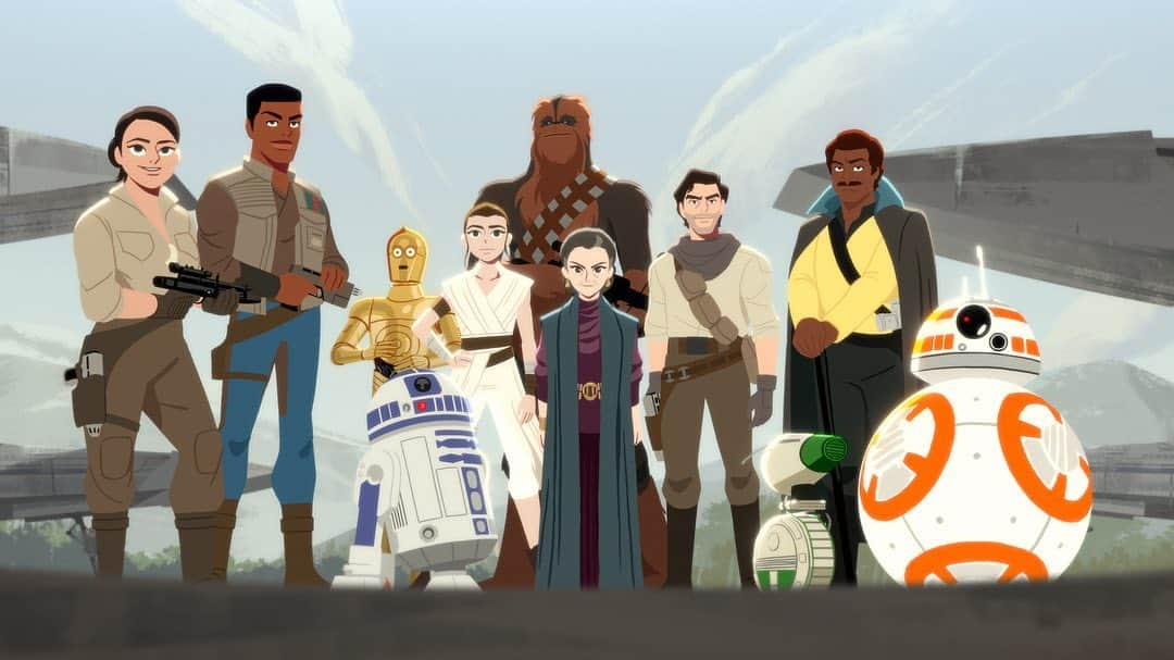 スター・ウォーズさんのインスタグラム写真 - (スター・ウォーズInstagram)「Princess. General. Resistance hero and inspiration. Watch the latest #GalaxyOfAdventures short honoring the legacy of Leia Organa, now on the Star Wars Kids YouTube channel.」3月21日 6時39分 - starwars