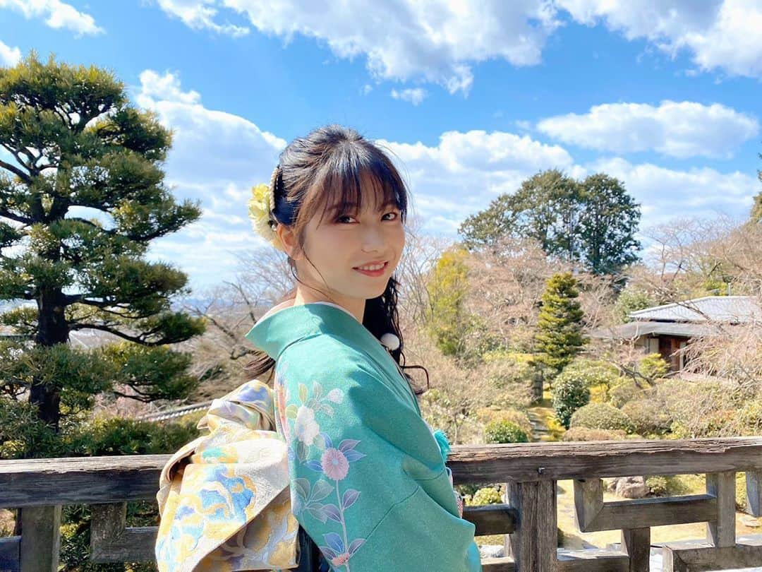 横山由依さんのインスタグラム写真 - (横山由依Instagram)「昨日は天気がよく、 ロケ日和でした☀️ #京都 #京都いろどり日記 #着物 #kyoto #kimono」3月21日 9時05分 - yokoyamayui_1208