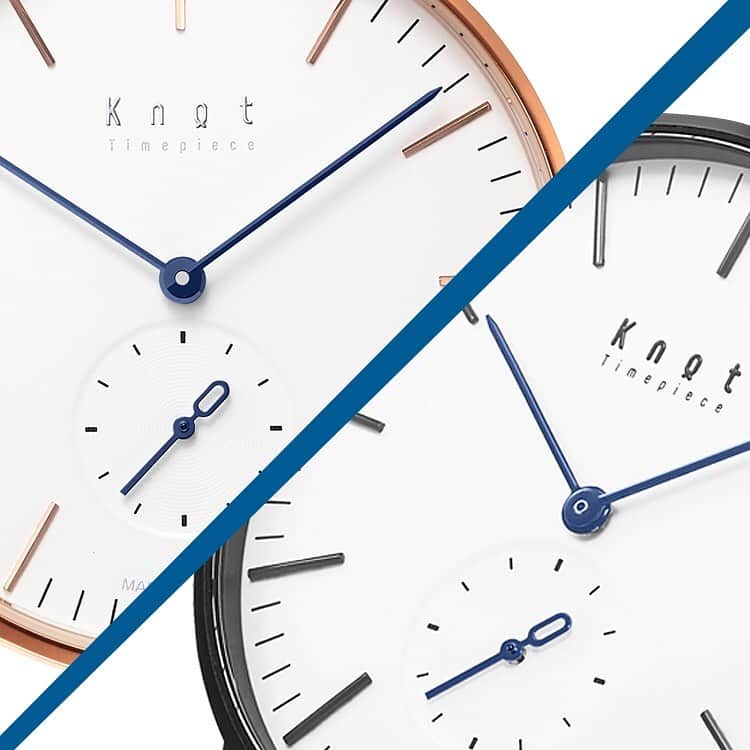 Maker's Watch Knotさんのインスタグラム写真 - (Maker's Watch KnotInstagram)「〈NEW〉  新作「ドレッシーブルーコレクション」発売！  古くからドレスウォッチに用いられてきたブルー針。 正統派の白文字盤とブルーのアクセントが爽やかに、知的に腕元を格上げしてくれます。 ケースはローズゴールドとブラックの2モデルをご用意。 定番のシルバーケースとは異なる 個性を演出するドレッシーブルーコレクションで、 ぜひコーディネートの幅を広げてみてください！  全国のギャラリーショップ、オンラインショップで販売しております。  #knotwatch#knot#ノット#watch#wristwatch#wristwear#madeinjapan#dress#blue #ノット#時計#腕時計#国産時計#カスタムオーダー#カスタム#スモールセコンド#クロノグラフ」3月21日 11時09分 - makers_watch_knot