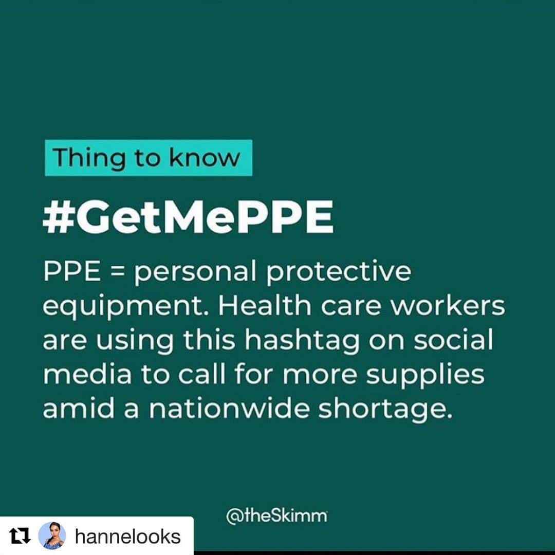 クレア・コフィーのインスタグラム：「@vp PLEASE mobilize American factories to make the protective gear necessary for our healthcare heroes to save lives. The shortage is dire and these people are putting their own lives at risk. Please.  Repost @hannelooks ・・・ #GetMePPE  Let’s get this hashtag trending! Please post ANYTHING using this hashtag and let our voices be heard. Hospital staff are running out of PPE and are fighting in the frontlines to keep everyone safe, they cannot save lives if they are sick. Tag me, I’ll be reposting anyone who uses this hashtag!」