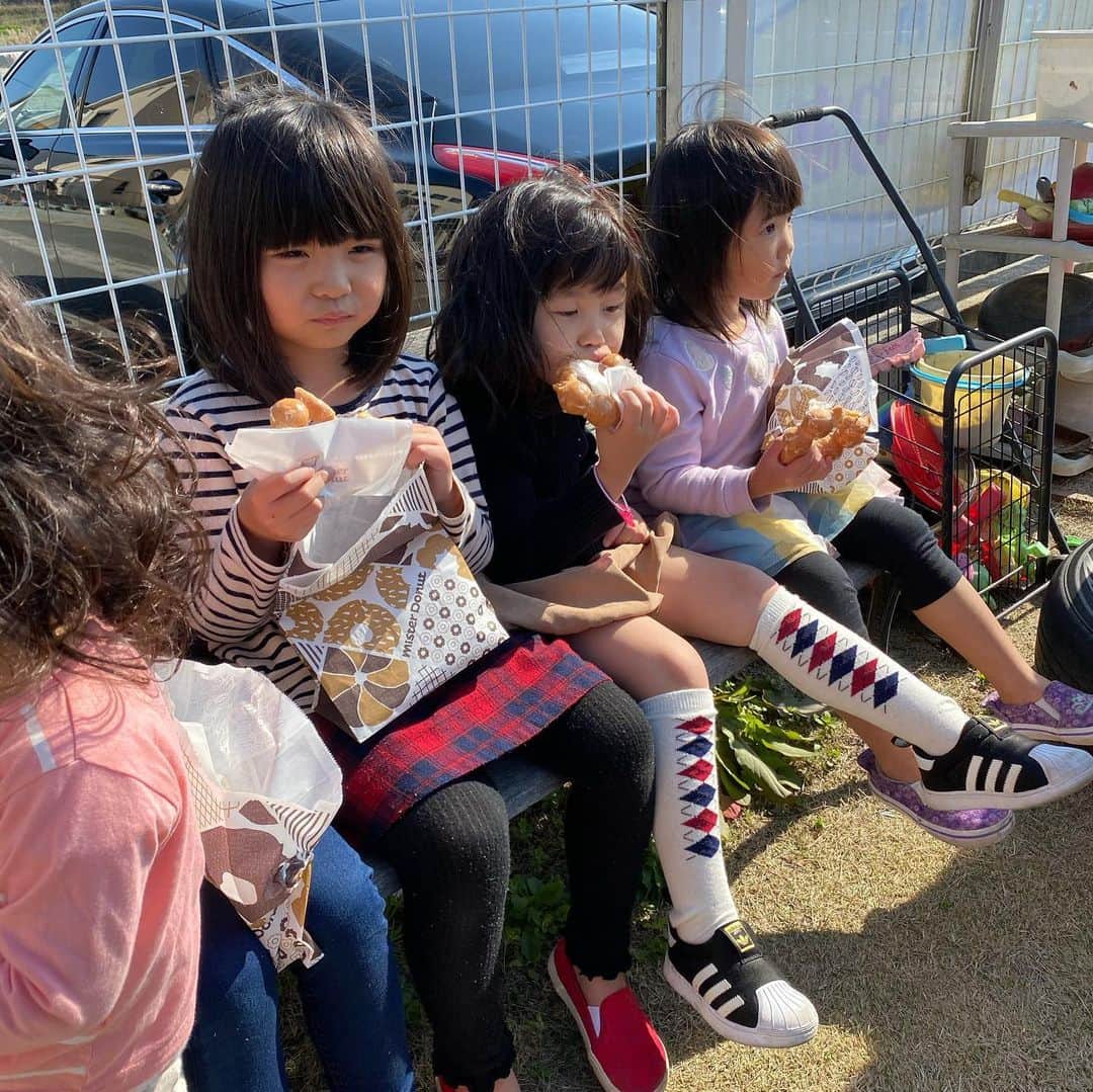 水元秀二郎さんのインスタグラム写真 - (水元秀二郎Instagram)「本日は保育園へボランティア ドーナツ🍩を配りにハンバーガー号出動‼️車ごと園児たちの玩具になる。園児が御礼に花をくれた（笑）子供達の笑顔は本当に素晴らしい。 #水元秀二郎#保育園#ドーナツ#ボランティア#おやつ#ハンバーガー号#出動#くもりなきまなこ#笑顔#最高」3月17日 17時15分 - gangsta.hidejiro