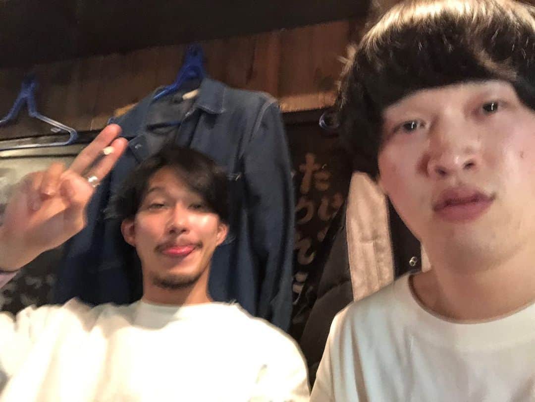 のインスタグラム：「#人マンさん  #こう見えてたかしさん #こばたさんとこにおさんにも会いました #over180cm」