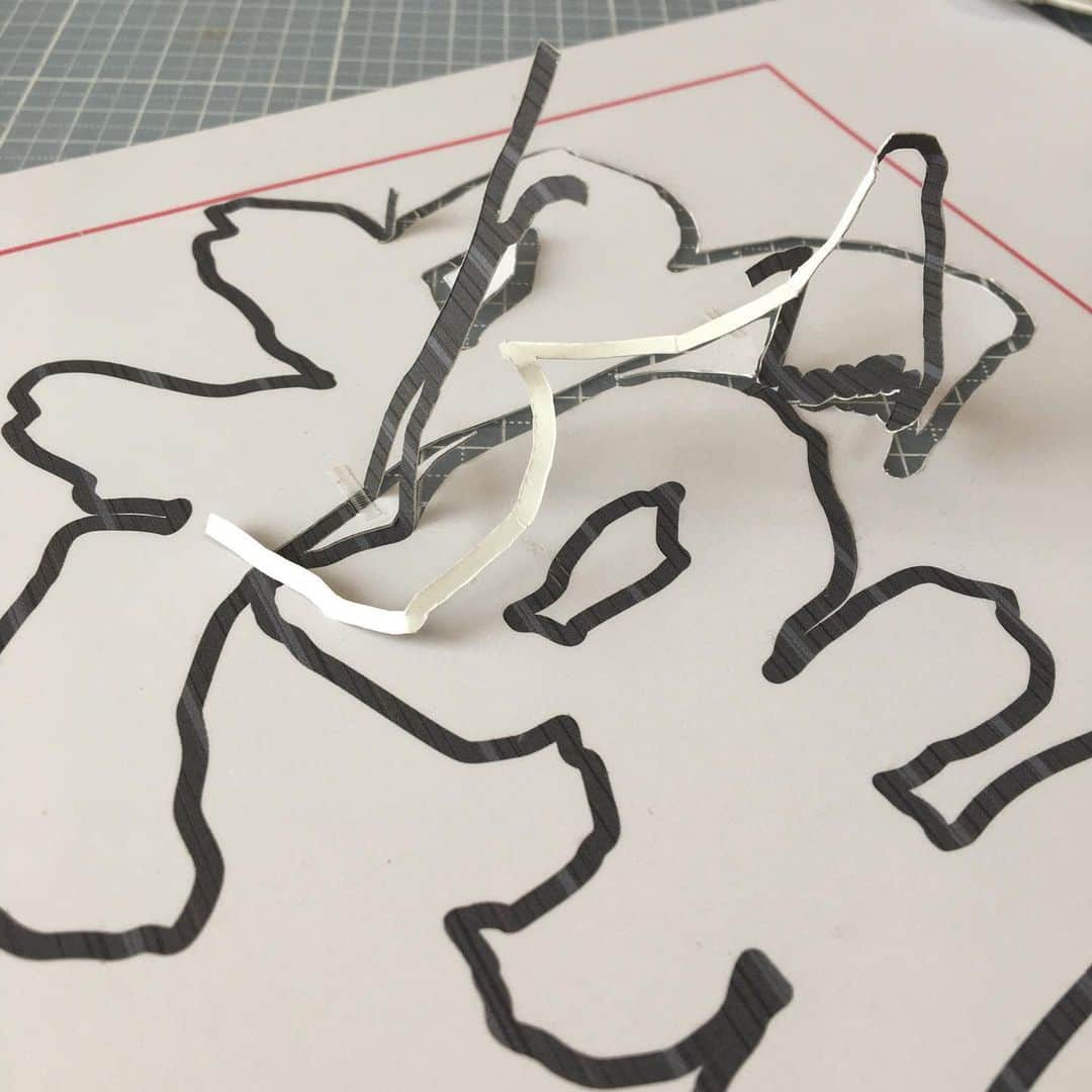 吉良穂乃香のインスタグラム：「✂️ #屋台作り」