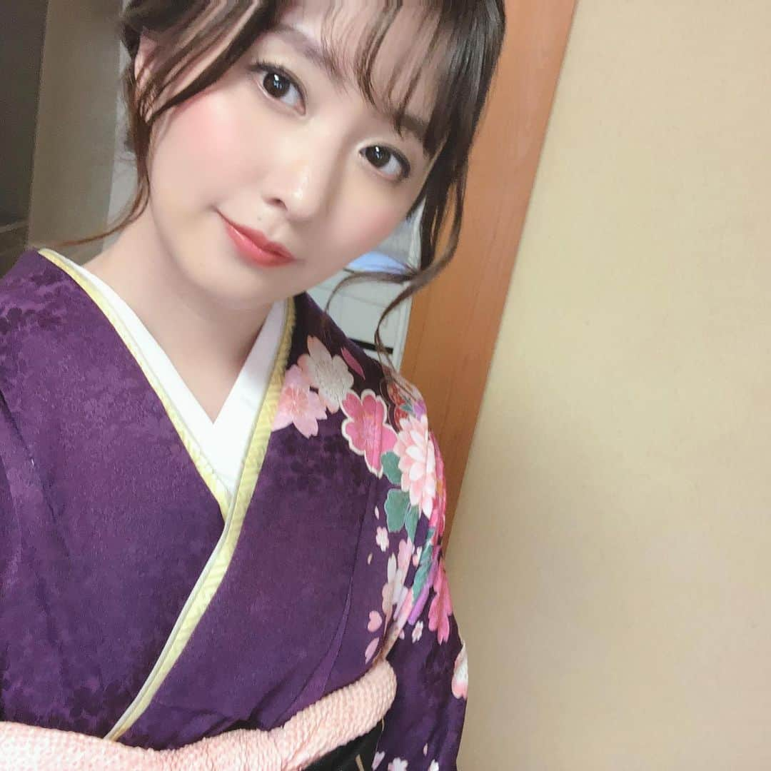 桜木優希音さんのインスタグラム写真 - (桜木優希音Instagram)「🌸週刊ポスト発売中🌸  着物姿どうですか？👘 是非、お手元にゲットしてね💜  #週刊ポスト #さくらを見る会 #桜と言えば #桜木優希音 #グラビア #3月16日発売 #お花見気分 #週刊誌 #着物」3月17日 14時17分 - yukinsaky__