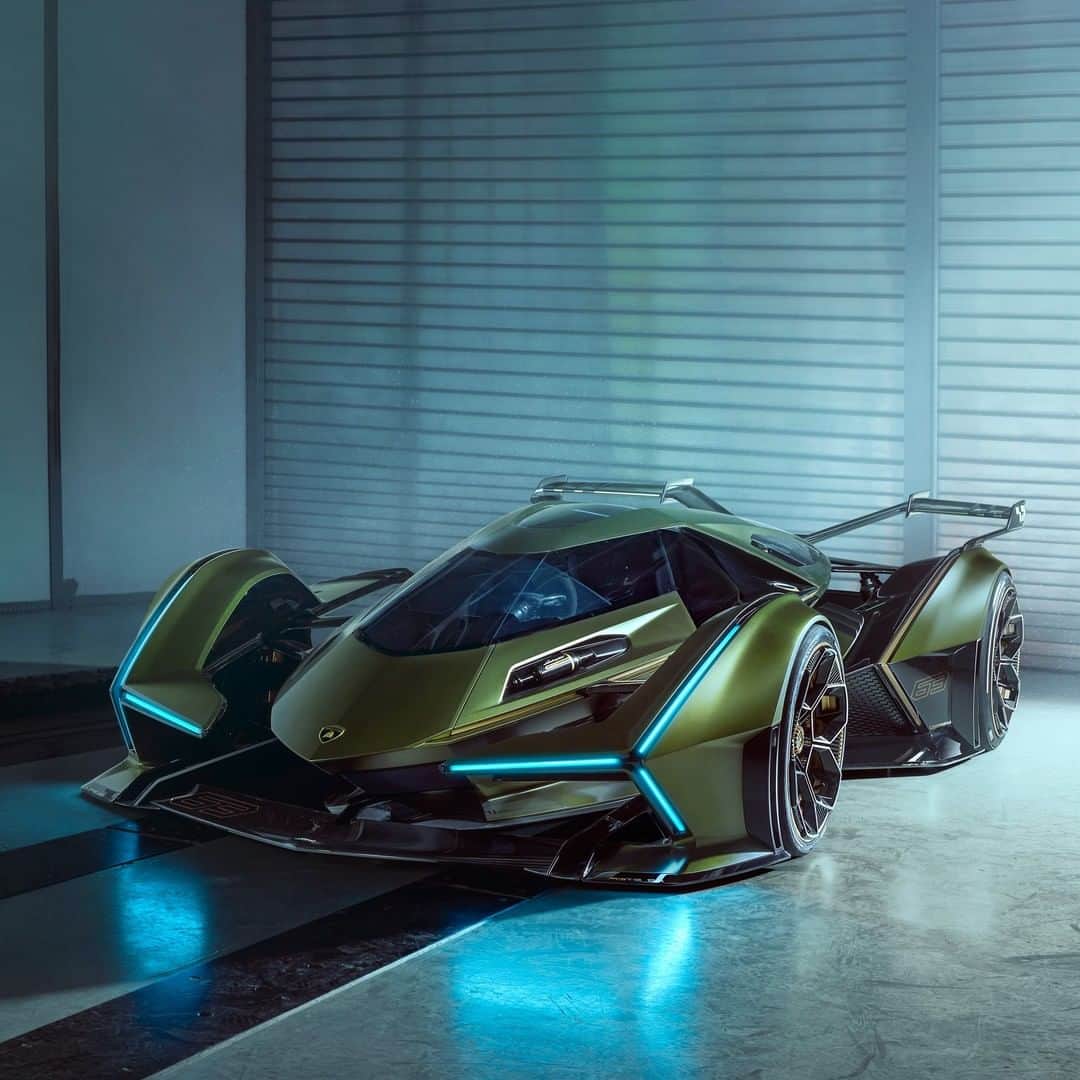 のインスタグラム：「Stay safe indoors and enjoy beautiful things.  Gear up for a better tomorrow with the futuristic vision - Lambo V12 Vision Gran Turismo.  #Lamborghini #VisionGranTurismo #IoRestoAcasa #StayHome #KeepItParked」