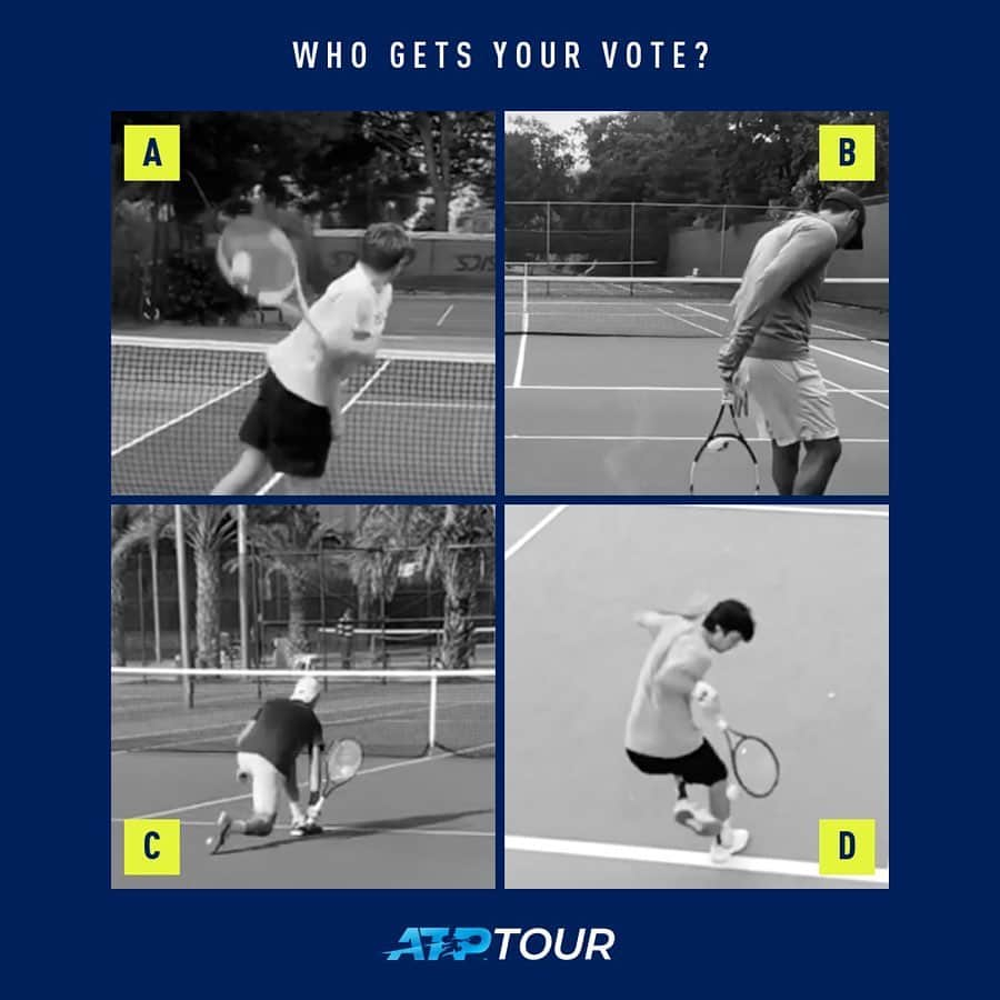 ATP World Tourさんのインスタグラム写真 - (ATP World TourInstagram)「4️⃣ WILD shots for #TrickshotTuesday 😮  Who takes the cake? 👇」3月17日 18時35分 - atptour