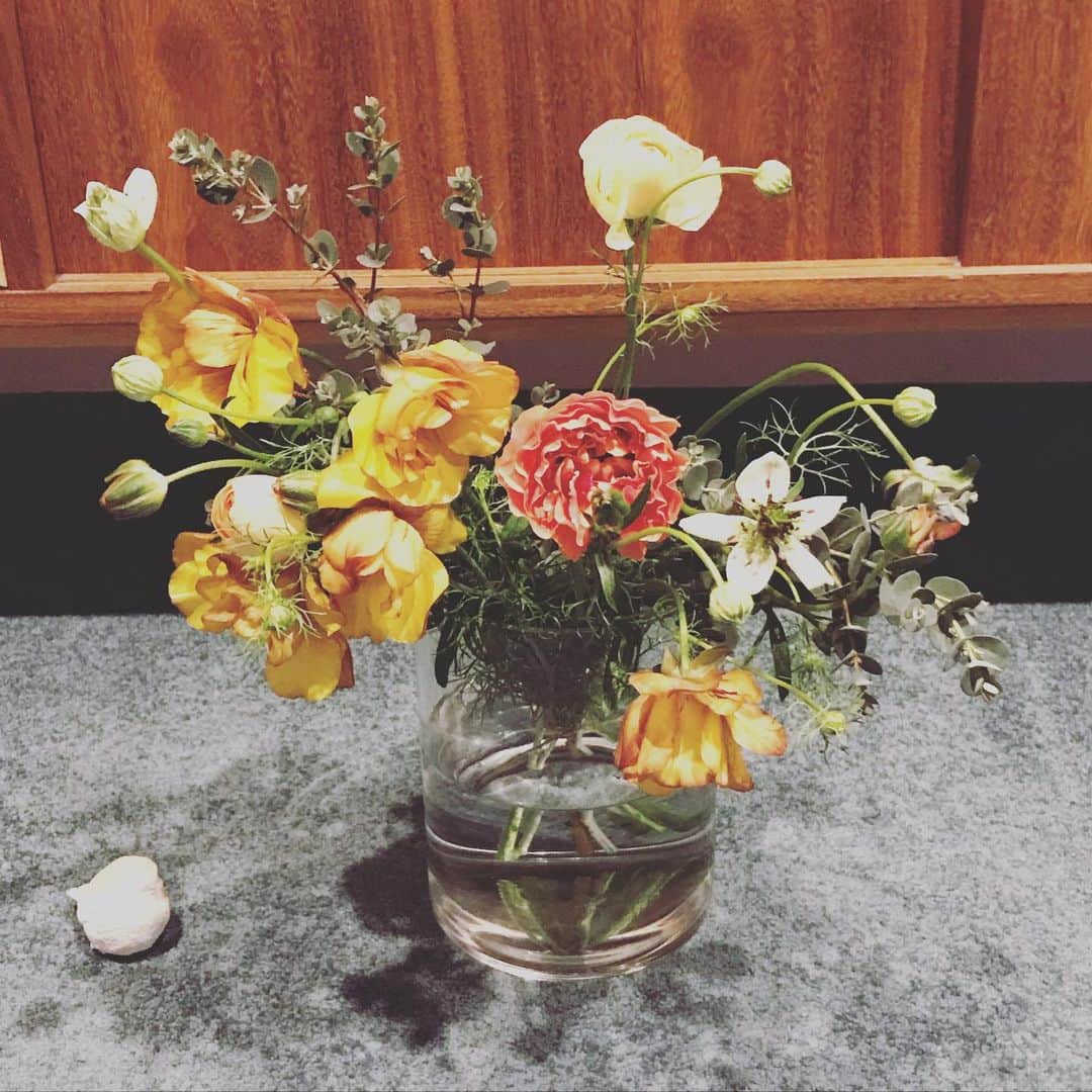 森口瑤子さんのインスタグラム写真 - (森口瑤子Instagram)「. . 今週のお花。 ラナンキュラスの宴。 . #幸せな気持ちになるなあ」3月17日 18時45分 - yokomoriguchi_official
