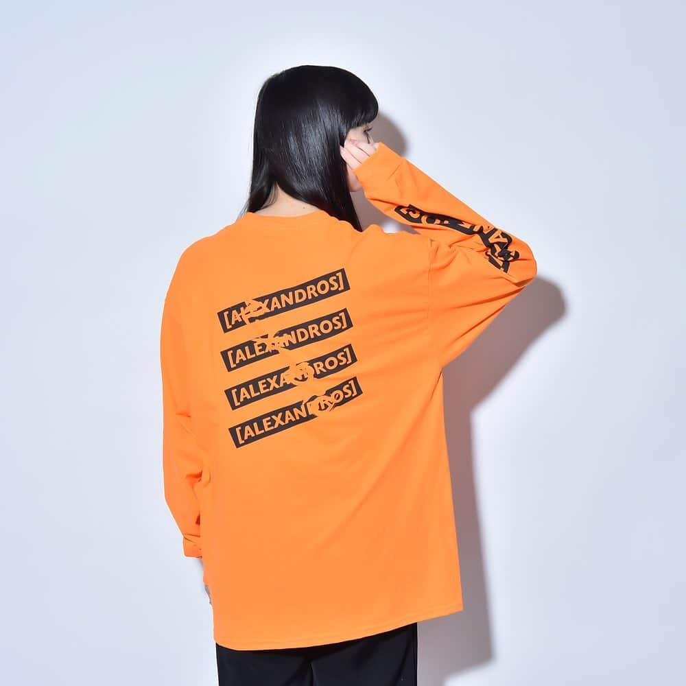 [ALEXANDROS]さんのインスタグラム写真 - ([ALEXANDROS]Instagram)「・﻿ ・﻿ ・﻿ LONG SLEEVE TEE﻿ ﻿ ORANGE﻿ S/M/L/XL﻿ ﻿ ¥3,500-﻿ ﻿ #alexandros ﻿ #goods ﻿ #merch ﻿ #look ﻿ #tee ﻿ #longsleevetee ﻿ #sweat ﻿ #hoodie ﻿ #cap ﻿ #towel ﻿ #rubberband ﻿ #totebag ﻿ ﻿ #川上洋平 ﻿ @yoohei_alexandros ﻿ #帆乃花 ﻿ @p_r_r__」3月17日 20時35分 - alexandros_official_insta