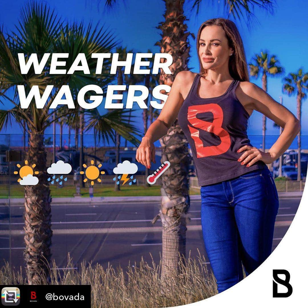 リサ・アンさんのインスタグラム写真 - (リサ・アンInstagram)「Repost from @bovada - No sports? No problem! 🌧 ☀️ ☁️ ⛅️ - - - #sportsbetting #weatherbetting #overunder #lisaann #bovadasports #meteorologist #forecast」3月18日 4時49分 - thereallisaann