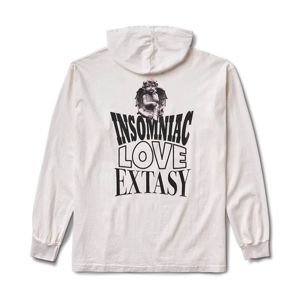 サキャスティックのインスタグラム：「@insomniacltd Love Extasy Hooded Tee」