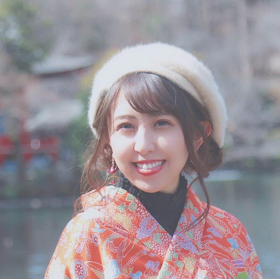 井上麗夢のインスタグラム：「おはよ﻿ ﻿ おひさしぶり🌸﻿ ﻿ ﻿ #和装﻿ #着物﻿ #着物撮影会」