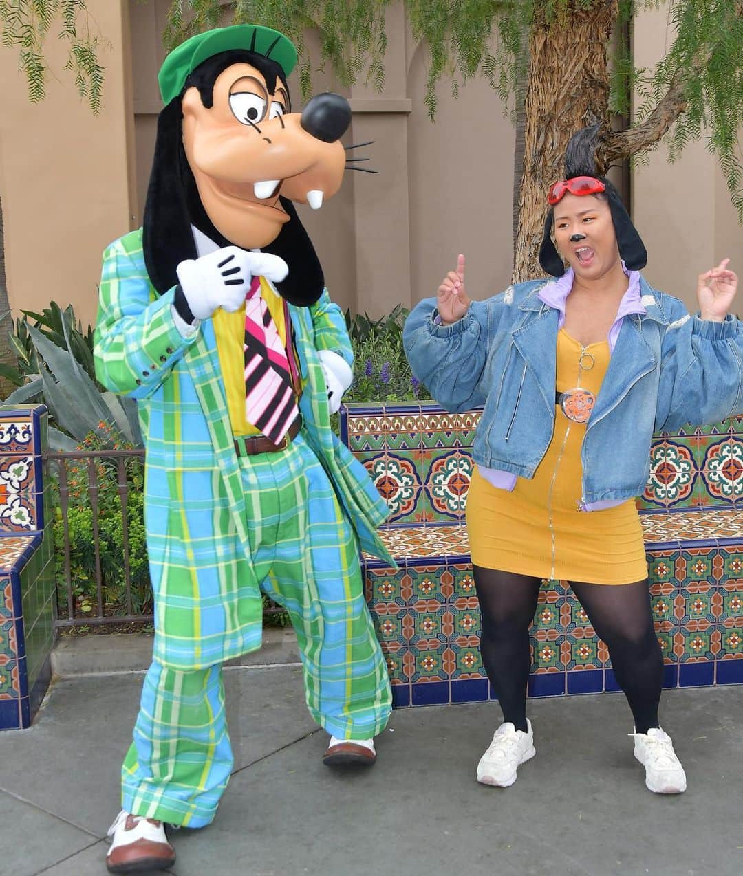 藤井美穂のインスタグラム：「Daddy wore green and dance with me ! #stpatricksday #thegoofymovie」
