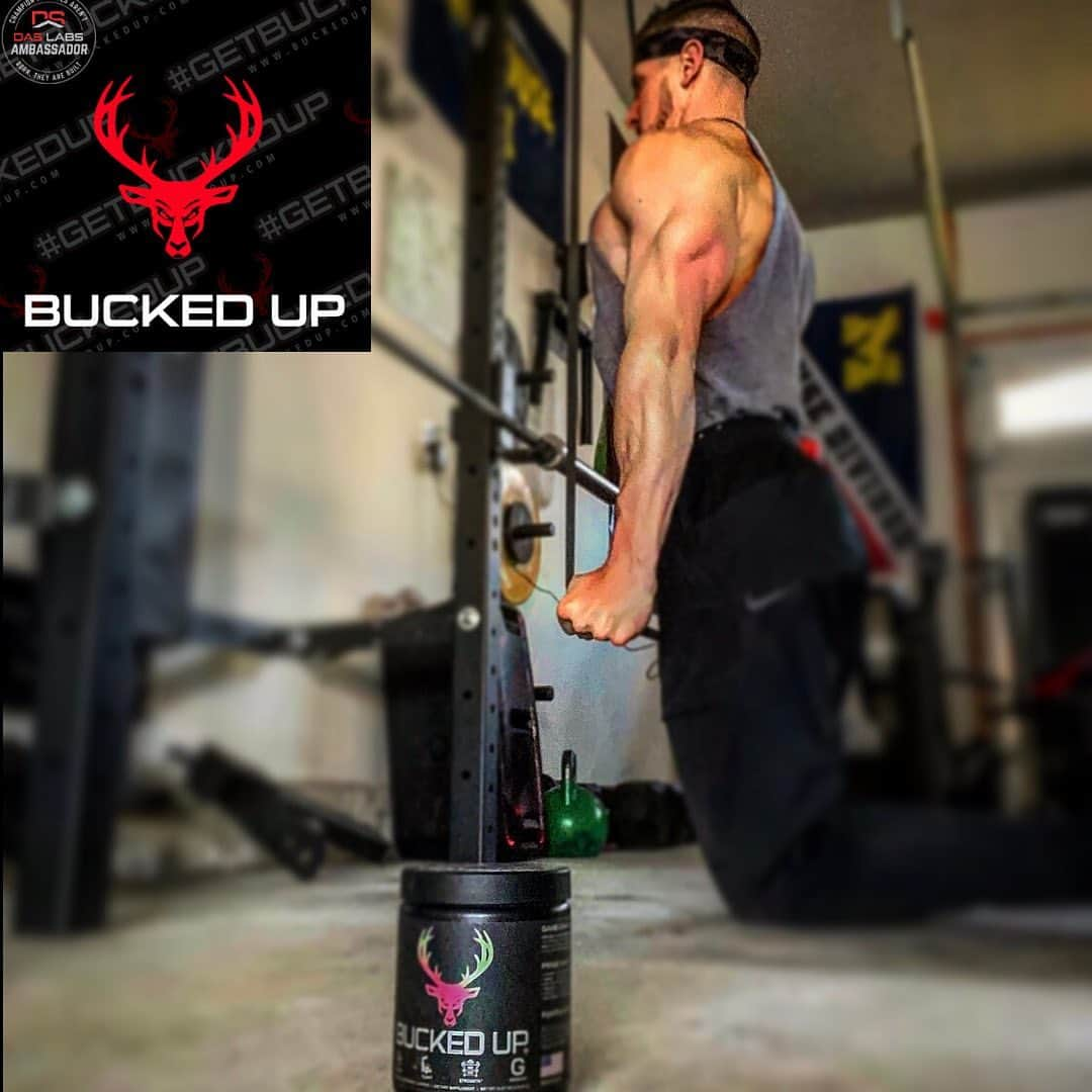 ライアン・ルアのインスタグラム：「Since baseball has been over, I have been on the nutrition/workout/fitness train for a little over 15 months now.  Without a doubt my favorite pre workout supplement has been “Bucked Up” from @buckedupsupps.  As of today I am pairing up with them as their newest @dasambassadors for DAS Labs!  Use my code RUA311 to save 20% on www.buckedup.com supplements, apparel, or equipment!  Feel free to DM me with any questions! 🦌💪🏻 #buckedup #daslabs #preworkout #pump #fitness #supplements #nutrition #weightlifting #apparel #equipment #gnc #vitaminshoppe #energy #triceps #resistancebands #homegym #quarantine #coronavirus #staystrong #stayhealthy #staysafe #teambuckedup #daslabsfam #GetBuckedUp #instagram #fitstagram #fitness #tricepworkout」