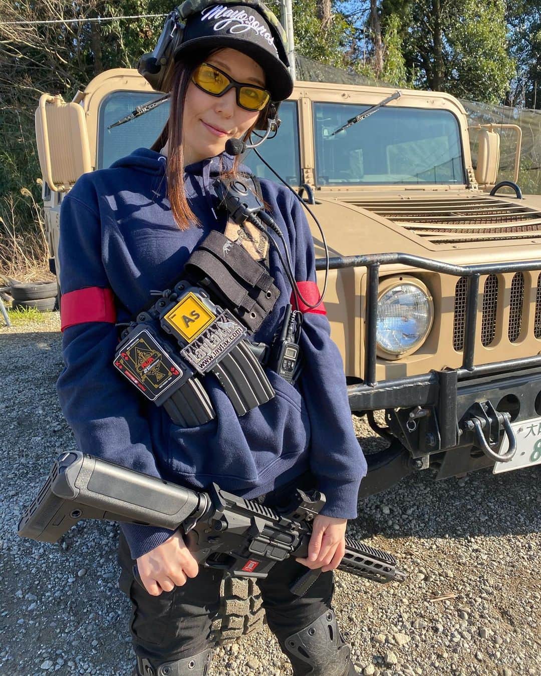 のインスタグラム：「I went to play survival game at Tokyo Savage Park😃✨﻿ I had a lot of fun!!!!!﻿ ﻿ But my dot sight was broken...﻿ Sooooo sad😭😭😭﻿ I will take it shop later...﻿ ﻿ ﻿ #東京サバゲパーク﻿ #tokyosabagepark﻿ #サバゲー﻿ #サバゲーマー﻿ #サバイバルゲーム﻿ #サバゲー女子﻿ #ミリタリー﻿ #サバゲー女優﻿ #サバ嬢﻿ #女優﻿ #秋田﻿ #モデル﻿ #model﻿ #MC﻿ #japanesegirl﻿ #メガネ女子﻿ #サバゲー装備﻿ #mayozones﻿ #slashrig﻿ #cloud9﻿ #KRYTAC﻿ #tridentmk2crb﻿ #airsoft﻿ #airsoftjapan﻿ #サバゲーしたい﻿ #サバゲーマーさんと繋がりたい﻿ #写真好きな人と繋がりたい」