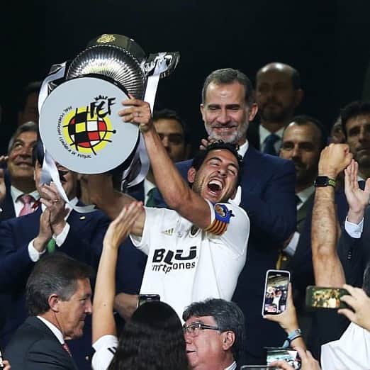 ダニエル・パレホのインスタグラム：「El Valencia cumple hoy 101 años. ¡Felicidades a todos los valencianistas! Este es, sin duda, mi momento favorito de nuestra historia. ¿Cuál es el vuestro? #VCF101」