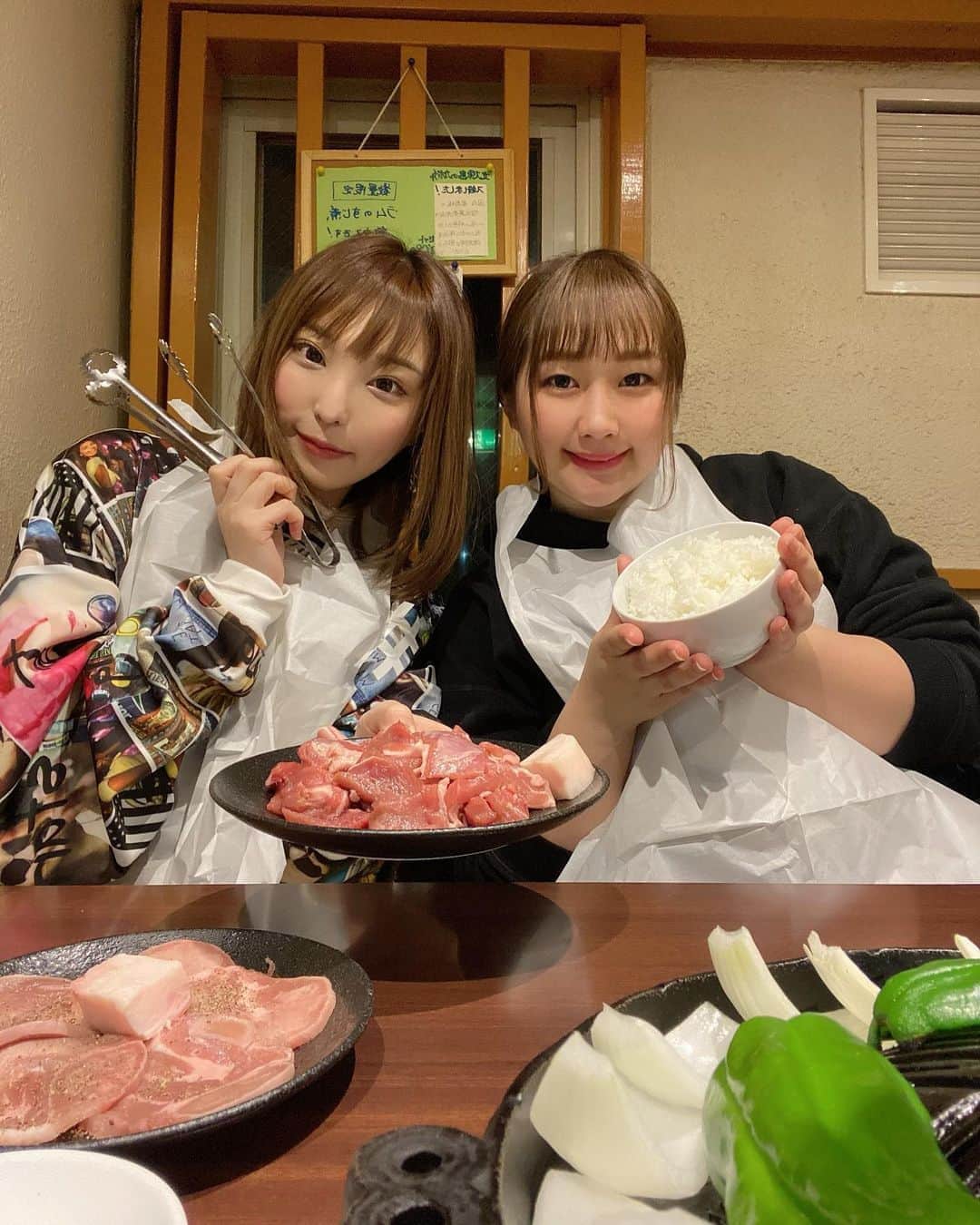 のインスタグラム：「🐑 #ジンギスカン ♥️ #MAIAKOご飯 🍚」