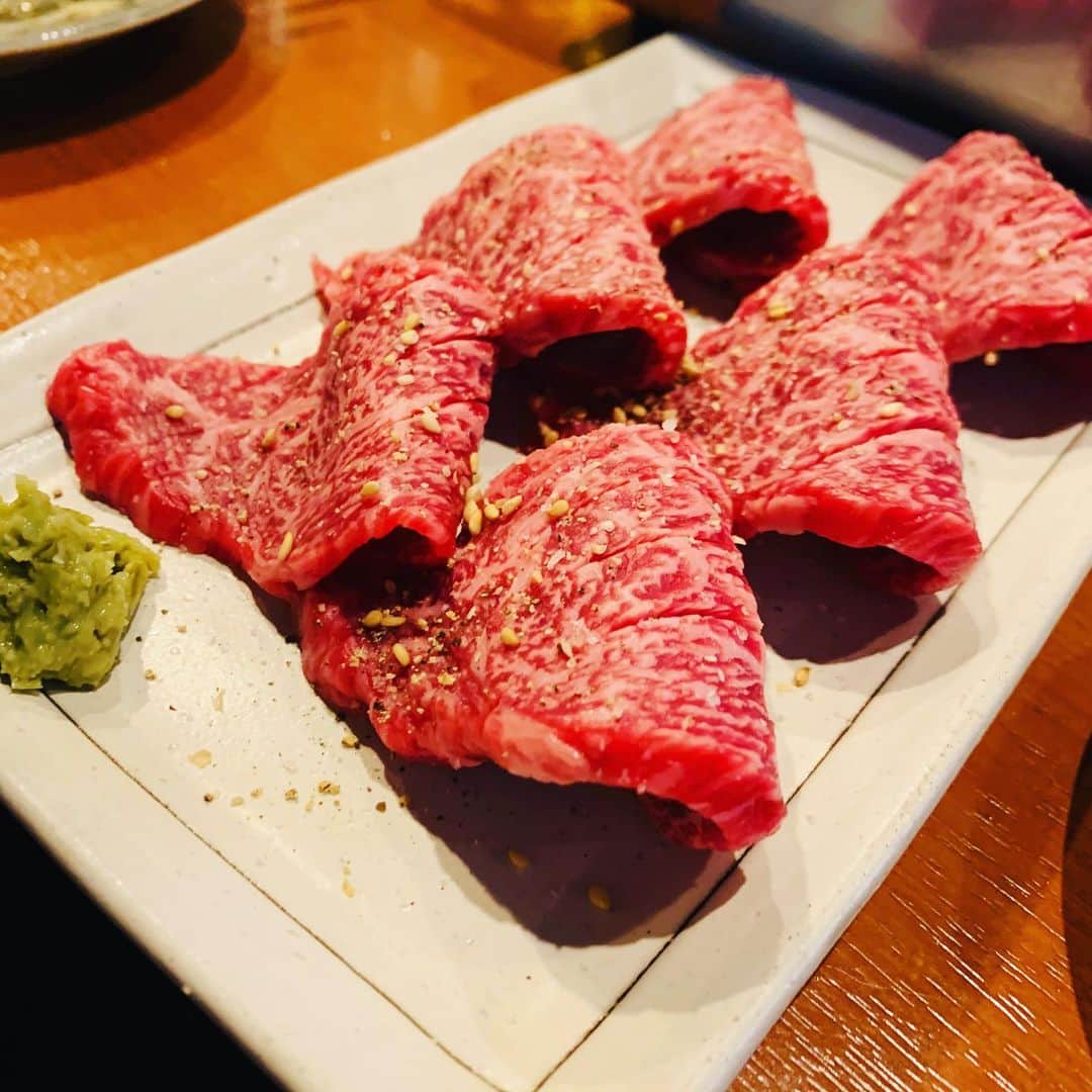 ますぶちさちよさんのインスタグラム写真 - (ますぶちさちよInstagram)「恵比寿にある焼肉「おおにし」さんに行ってきた✨厚切りタン〜🤤全体的に大きくカットしてくれるから大満足のボリュームでした🥺✨ カウンターの感じもワイワイできてよかった🥩また行きたい！ #恵比寿　#焼肉おおにし　#厚切りタン　#焼肉　#ホルモン　#ハラミ　#大食い女子」3月18日 16時29分 - sachiyomasubuchi___