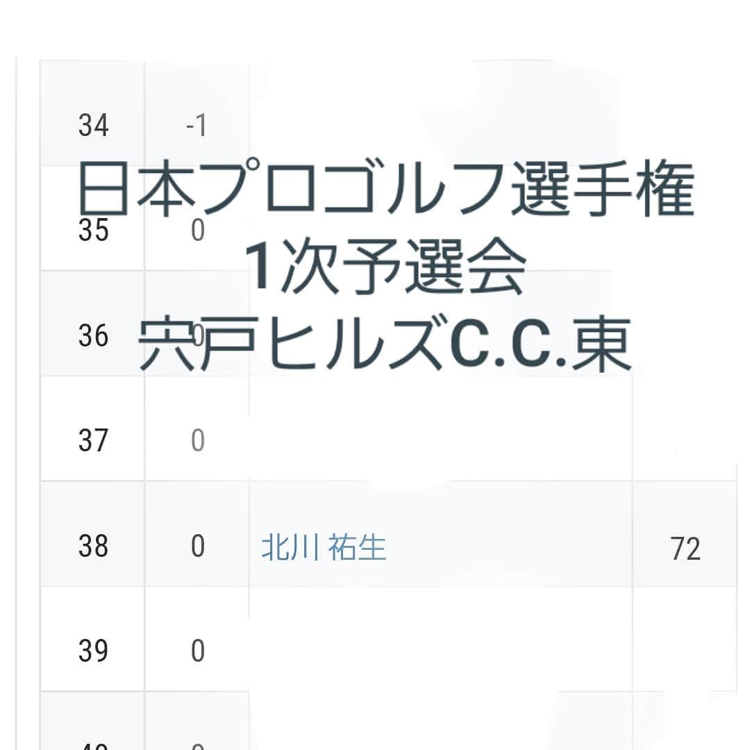 北川祐生のインスタグラム