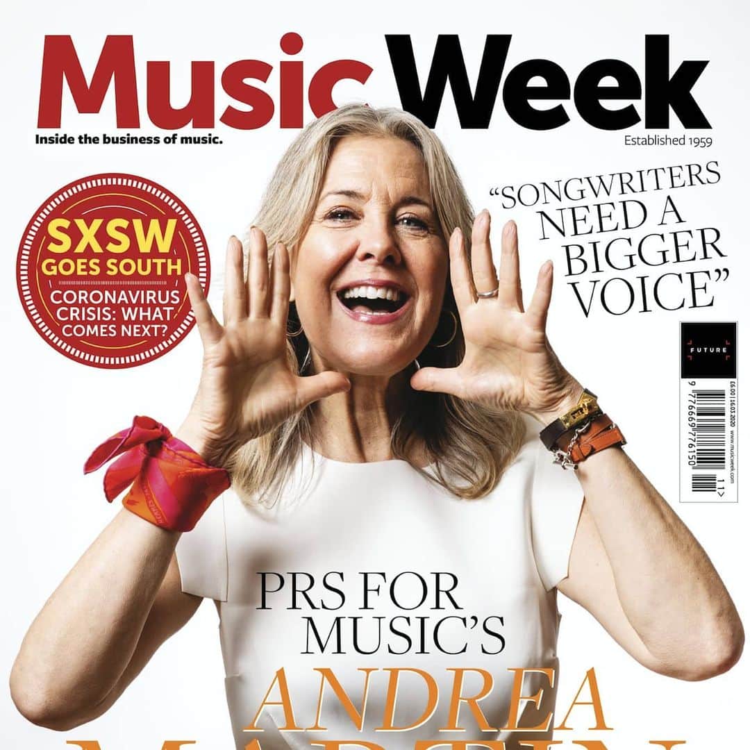 PRS for Musicさんのインスタグラム写真 - (PRS for MusicInstagram)「Our CEO Andrea C. Martin spoke to @musicweekinsta about her plans for the future. Read the interview online now - Link in bio 🎶」3月18日 18時25分 - prsformusic