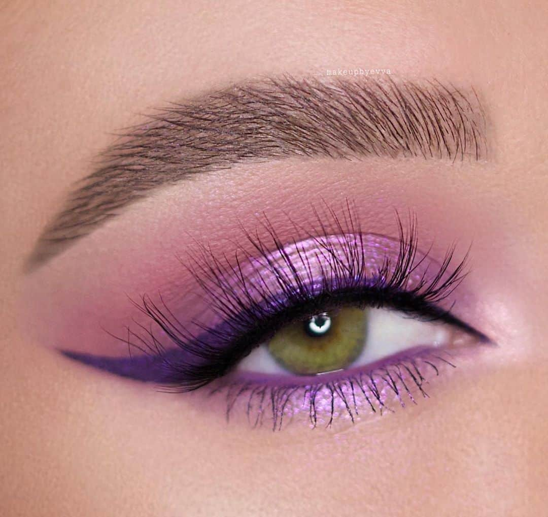 NYX Cosmeticsさんのインスタグラム写真 - (NYX CosmeticsInstagram)「@makeupbyevva applies our best-selling #EpicInkLiner as a base for this #flawless lilac liner 💜✔️ || #nyxcosmetics #nyxprofessionalmakeup #crueltyfreebeauty #veganformula」3月19日 6時21分 - nyxcosmetics