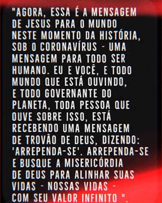 ジャクソン・マルティネスのインスタグラム：「Ahora, este es el mensaje de Jesús al mundo en este momento de la historia, bajo el coronavirus, un mensaje para cada ser humano.  Usted y yo, y todos los que están escuchando, y cada gobernante en el planeta, cada persona que escucha sobre esto, está recibiendo un mensaje de freno de Dios, diciendo: "Arrepiéntanse". Arrepiéntete y busca la misericordia de Dios para alinear tu vida - Nuestras vidas - Con su valor infinito.  #Díasdifíciles😔」