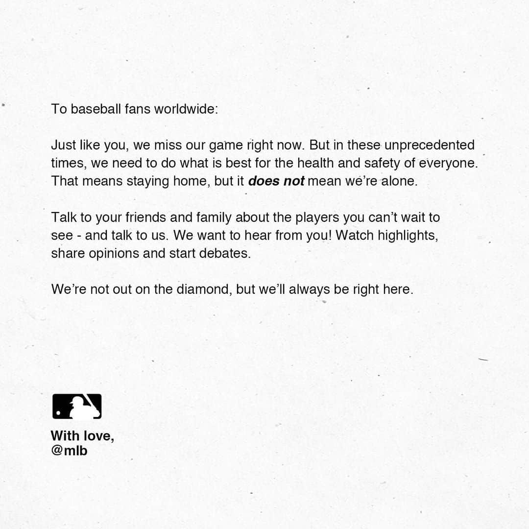 MLBさんのインスタグラム写真 - (MLBInstagram)「❤️⚾️」3月19日 0時40分 - mlb