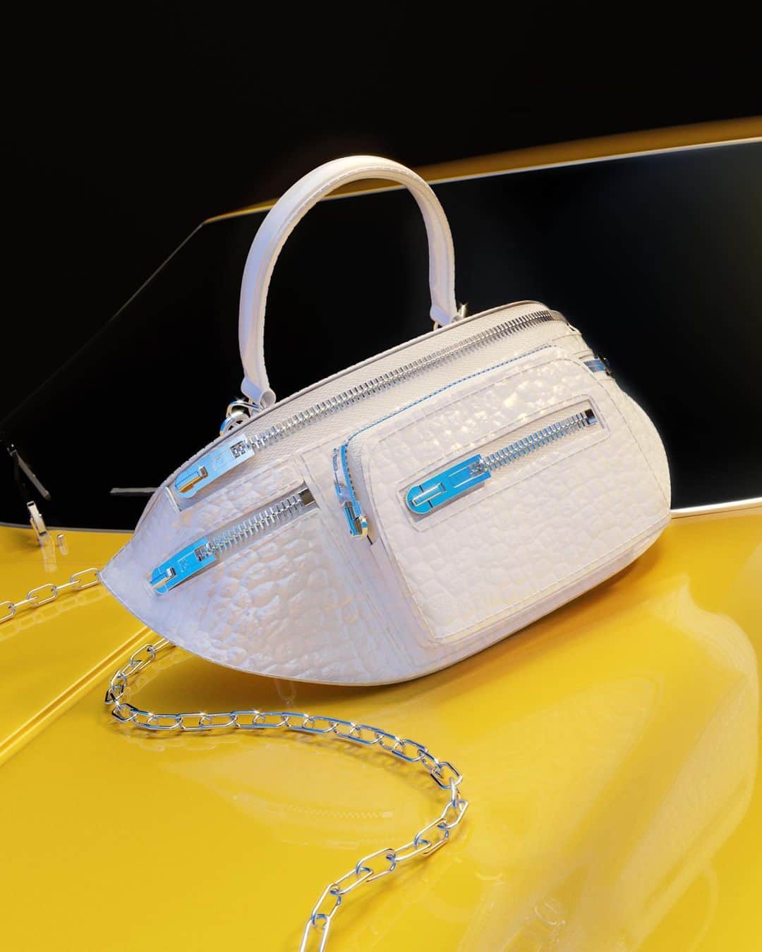 アレキサンダー・ワンのインスタグラム：「Mini satchel, major impact.」