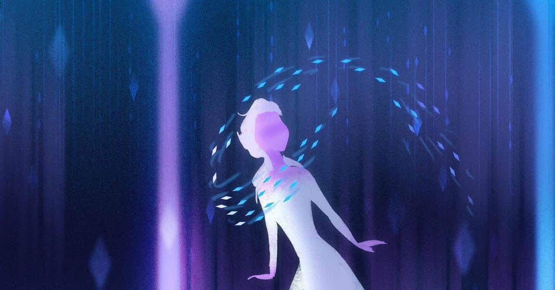 ウォルト・ディズニー・アニメーション・スタジオズさんのインスタグラム写真 - (ウォルト・ディズニー・アニメーション・スタジオズInstagram)「Elsa follows the spirits in this visual development artwork for "Show Yourself." #Frozen2 🎨: Brittney Lee, Visual Development Artist」3月19日 1時40分 - disneyanimation