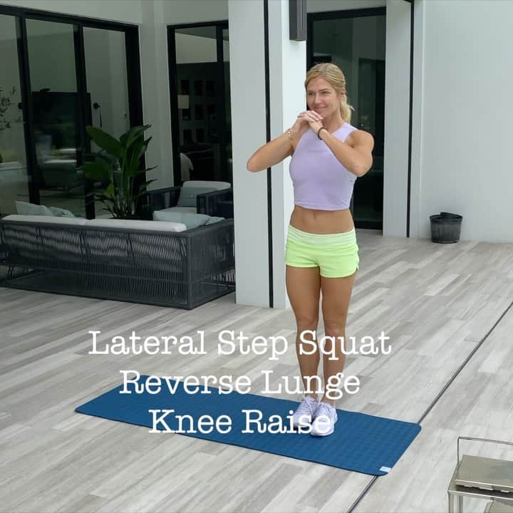 トリー・ウィルソンのインスタグラム：「. Try this bodyweight only circuit. . Even 10 minutes is beneficial. Starting with helping to cope with stress but certainly not ending just there.❤️💪🏽 .」