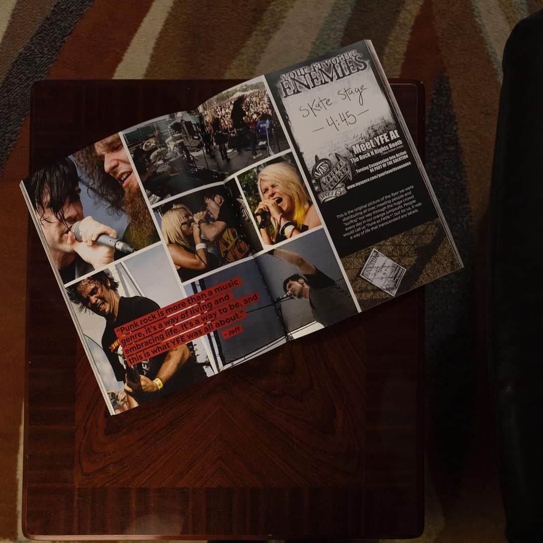Your Favorite Enemiesのインスタグラム：「We have just received them! Finally! The books "The Evidence of Things Unseen" are now between our hands, and almost between yours! And it was well worth the wait! This 200-page, full-color book is our story... Not only ours as the 6 members of Your Favorite Enemies, but OUR story, our collective one, the one that includes you - because without you, nothing would be the same.  Have a glimpse, and order yours today if you haven't yet. Previously placed orders scheduled to ship soon!」