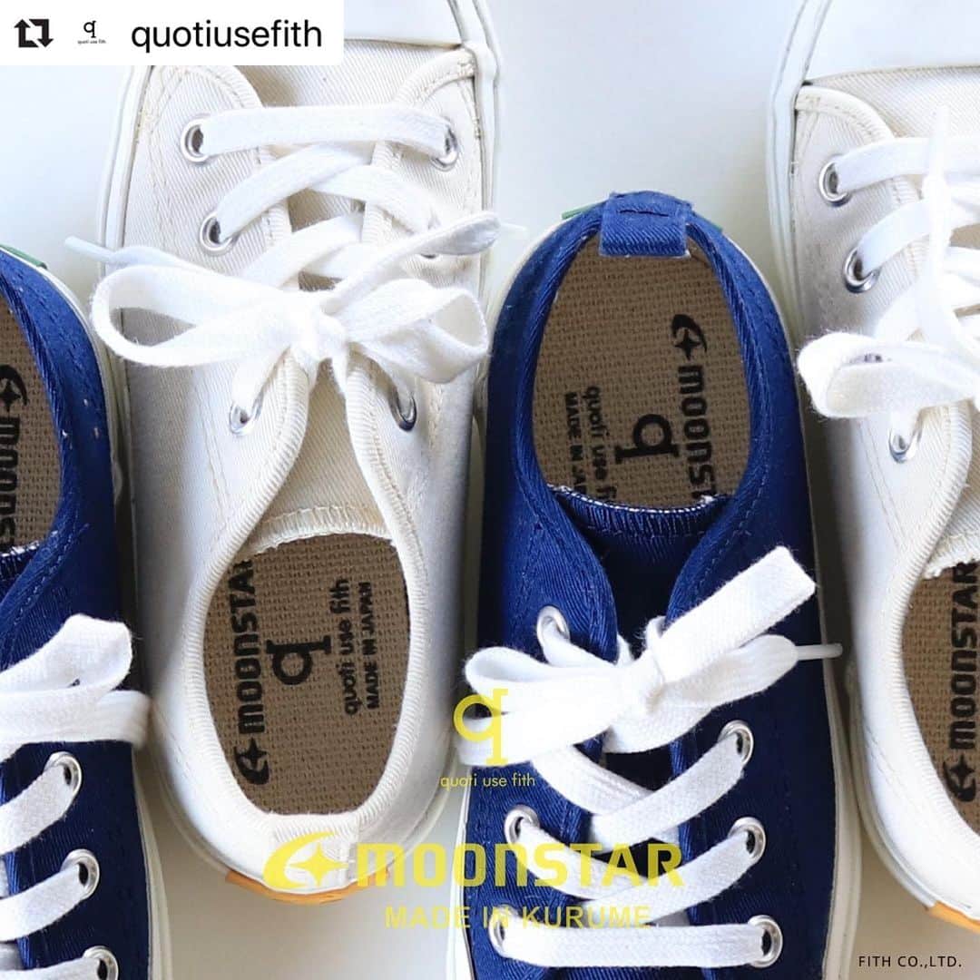 MOONSTARのインスタグラム：「quoti use fithにてキッズ別注商品の予約が開始となりました！是非ご覧ください！ #Repost @quotiusefith ・・・ . 2020 SPRING SUMMER . quoti use fith × MOONSTAR LOW BASKET 3.19(THU)〜先行予約START! . No.9402086 Color.4NV,11OW, Size.15,16,17,18,19cm . No.9402087 Color.7BR,9KH, Size.15,16,17,18,19cm . 本日、2020年 3月19日(木)より、 quoti use fith × MOONSTAR 別注 KIDS LOW BASKET 2型 を FITH ONLINE STORE、ZOZOTOWN店にて 先行予約を開始致します。 . .  FINE VULCANIZED 国内でもごく僅かな工場でしか生産することのできない ヴァルカナイズ製法（加硫製法）。 この製法から生み出される靴はソールがしなやかで柔らかく、丈夫で壊れにくく、美しいシルエットが保てるといった良さがあります。そして何より熟練の手仕事でしか生み出せない、精巧で美しい”作りの良さ”が、魅力です。 . スニーカーの誕生からそのかたちを変えることなく履き続けられる最もベーシックなモデルです。親しみのあるデザインの中に熟練の手仕事から生み出される”MADE IN KURUME”の作りの良さを感じる ことのできる一足です。 . 是非、この機会にFITH ONLINE STORE、 ZOZOTOWN店をご利用下さいませ。 . . . #quotiusefith #クオーティユースフィス #MOONSTAR #LOWBASKET #COMECHATTOANDCLOSET #themarketCOMECHATTOANDCLOSET #FITHONLINESTORE #ZOZOTOWN #2020SpringSummer」