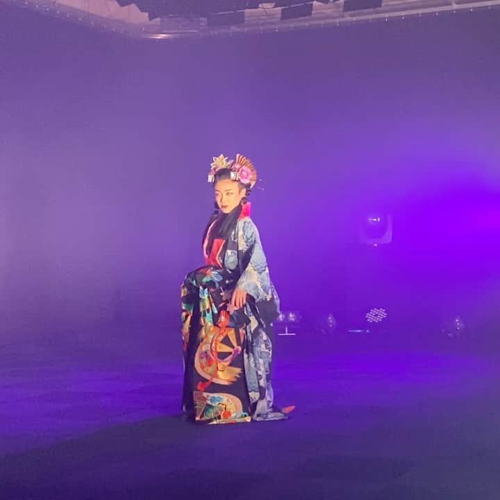 Aya Satoのインスタグラム：「不二神楽太祭　磐長姫  #不二神楽太祭　#磐長姫　#イワナガ姫　#花魁」